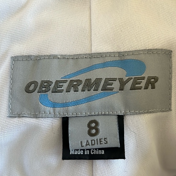 Like new Obermeyer snow ski pants sz 8 off white - Picture 2 of 4